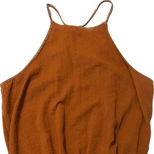 Brown bodysuit tank